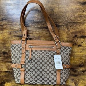 Nine West Brown Patterned Women's Bag